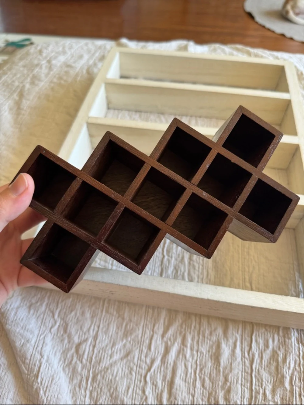 doterra hexagon stackable honeycomb storage & wall organizer bundle - Picture 2 of 5